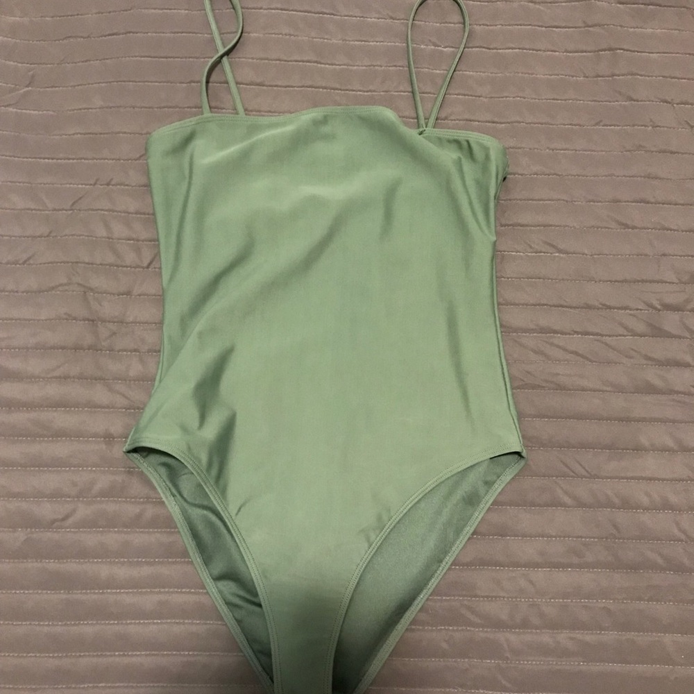Forever 21 green bodysuit